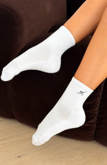 A Glimpse Socks White