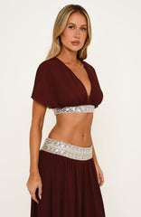 Alegria Top Burgundy
