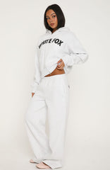 Anything For Love Wide Leg Sweatpants Grey Marle