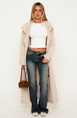 Araminta Trench Coat Beige
