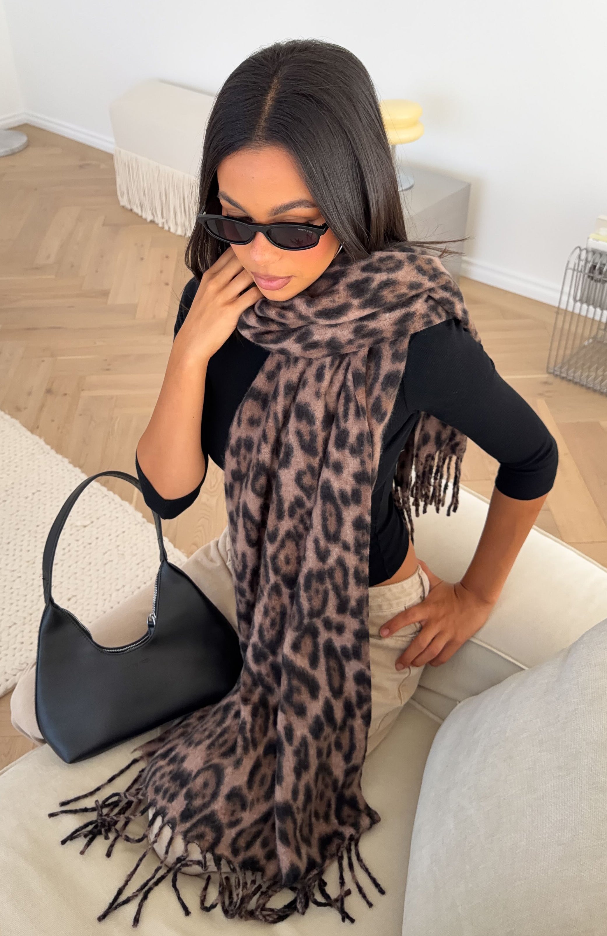 Blaise Scarf Leopard