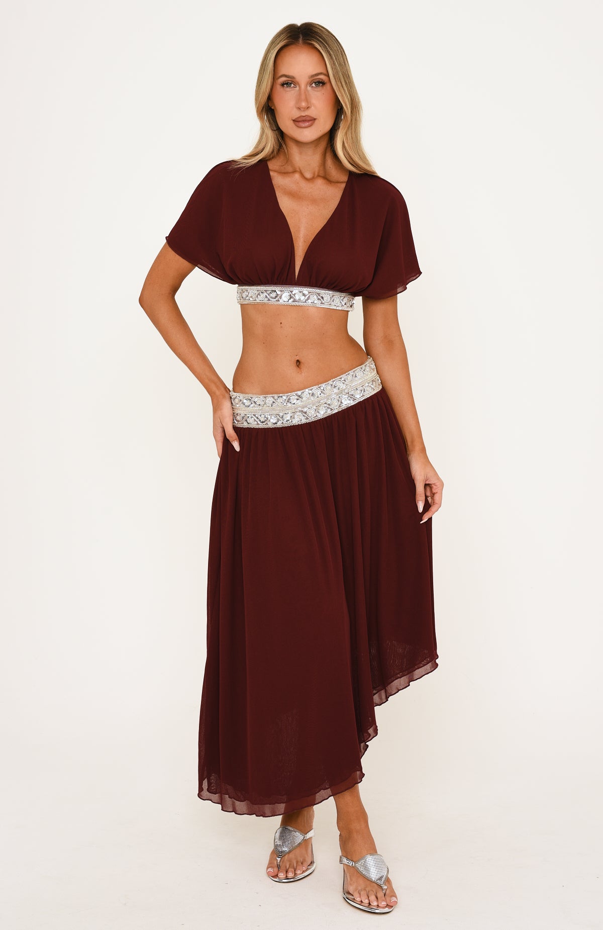 Alegria Top Burgundy
