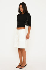 Always In Hindsight Cargo Shorts White