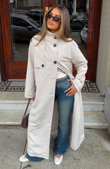 Araminta Trench Coat Beige