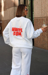11th Street Sweet Kisses Oversized Sweater Cherry Glaze