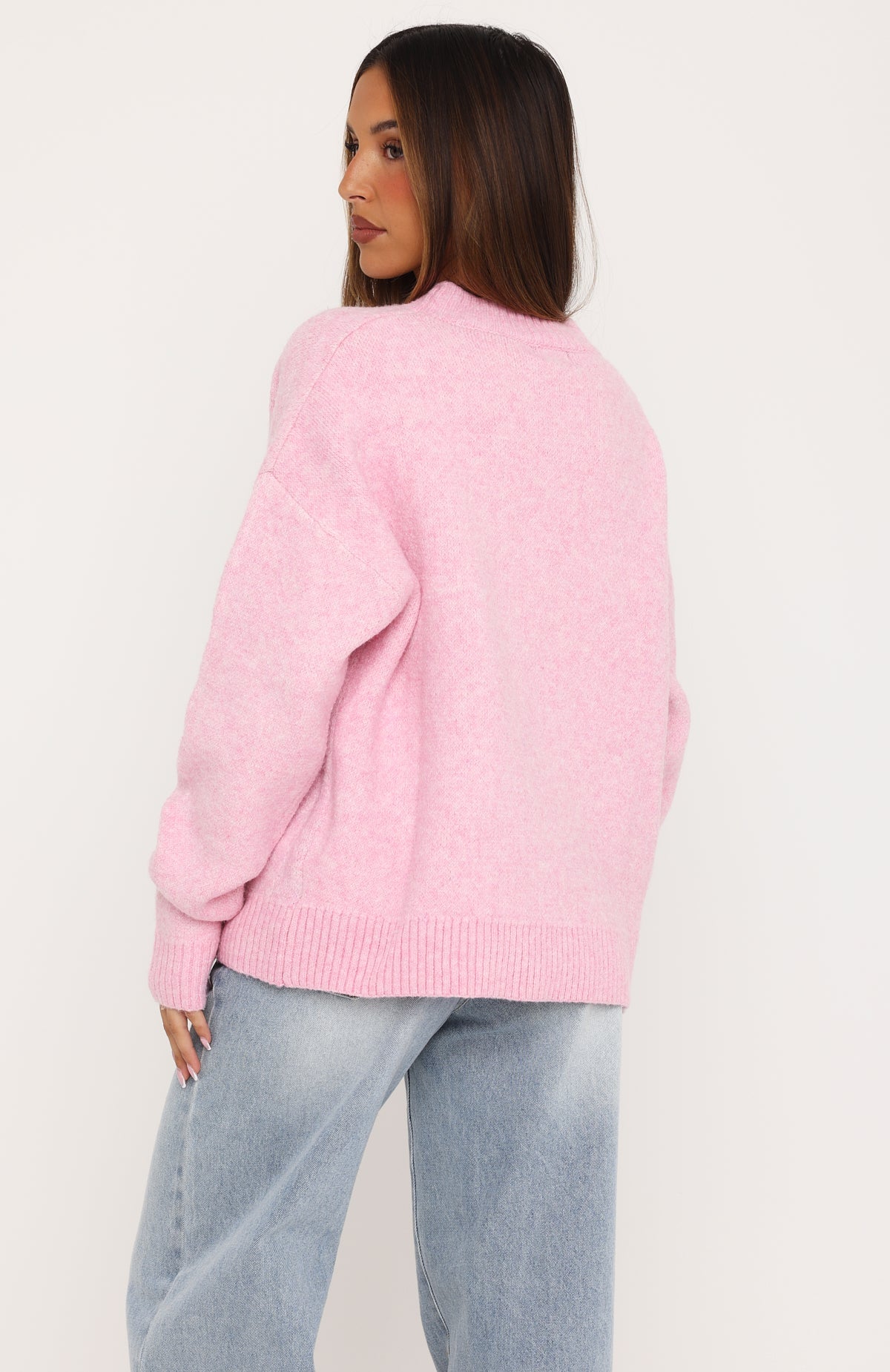 Arctic Fire Knit Sweater Marshmallow Pink